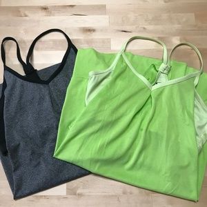 Set of 2-in-1 Athletic Tank Tops